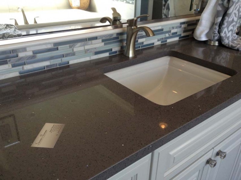 Sparkle Brown (YMS056) quartz countertops Yomi Stone